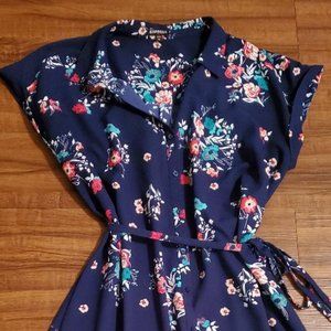 Express Floral Dress XL